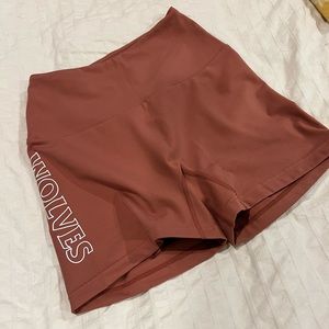 Darc Sport Women's Athletic Shorts in Rust Red